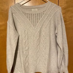 Grey lucky brand sweater